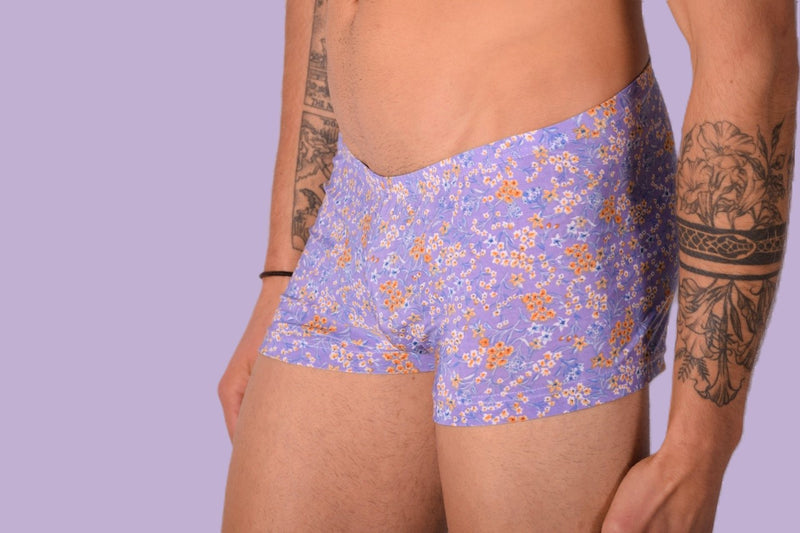 XS/S Mini-Boxer SMU Hipster Sous-vêtements Fleurs 43138 MX12