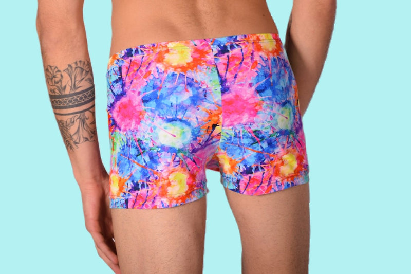 XS/S SMU Mens Swim Hipster Abstract 43147 MX12