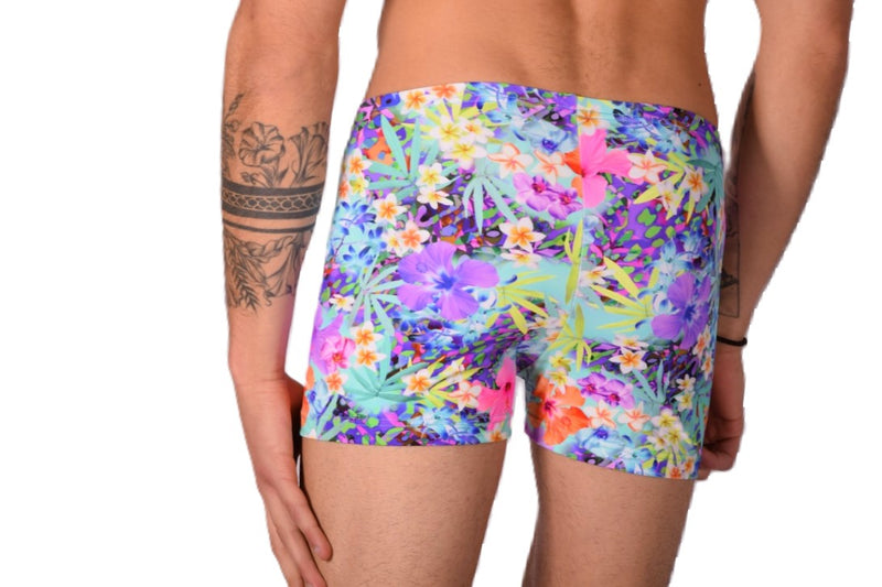 XS/S SMU Mens Swim Hipster Underwear Abstract 43148 MX12
