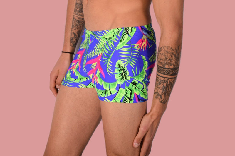 XS/S SMU Swim Hipster Underwear Plants 43149 MX12