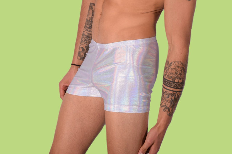 XS/S SMU Mens  Hipster Underwear Silver Sparks 43152 MX12