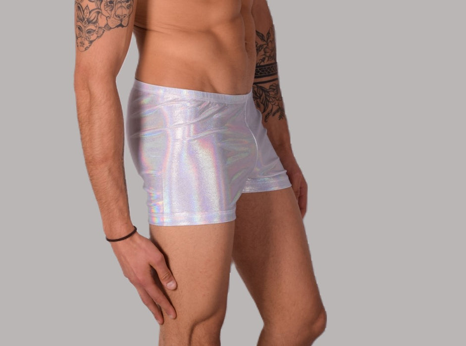 XS/S SMU Mens  Hipster Underwear Silver Sparks 43152 MX12