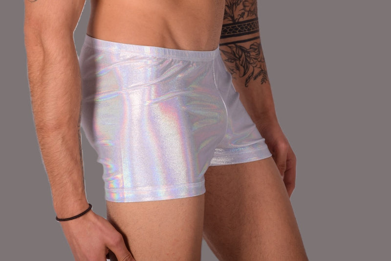 XS/S SMU Mens  Hipster Underwear Silver Sparks 43152 MX12