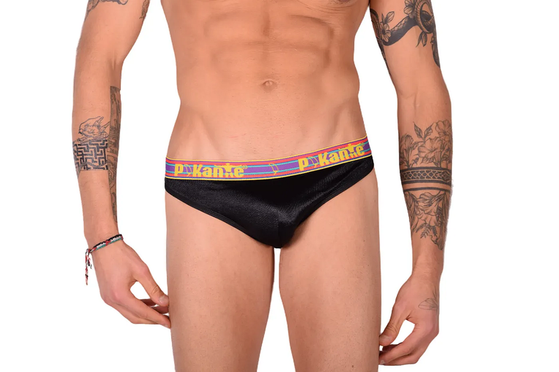 PIKANTE Jock Strap Secret Jockstrap Soyeux Brillant Noir 9291 2
