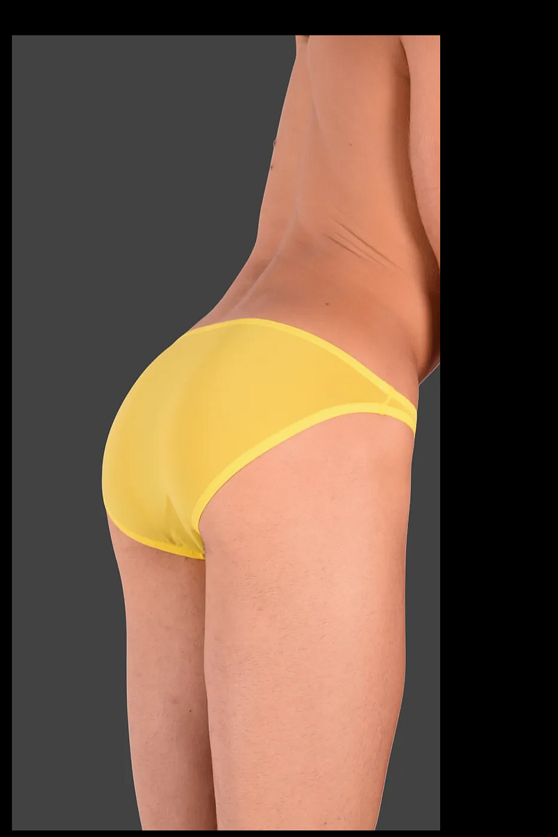 SMU Teaser Mini Slip Tissu Ultra-Doux Jaune 40603 H61