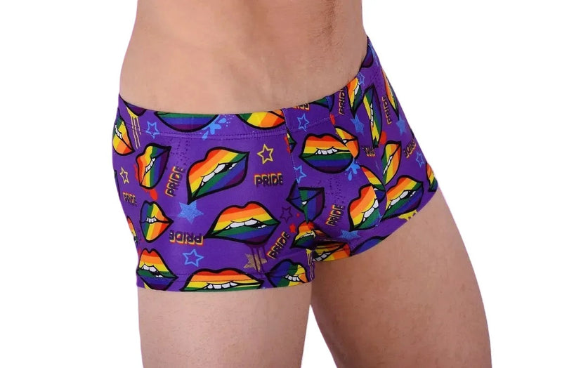 SMU Pride Mini Boxer Brief Sporty Cut Purple P01005 H45