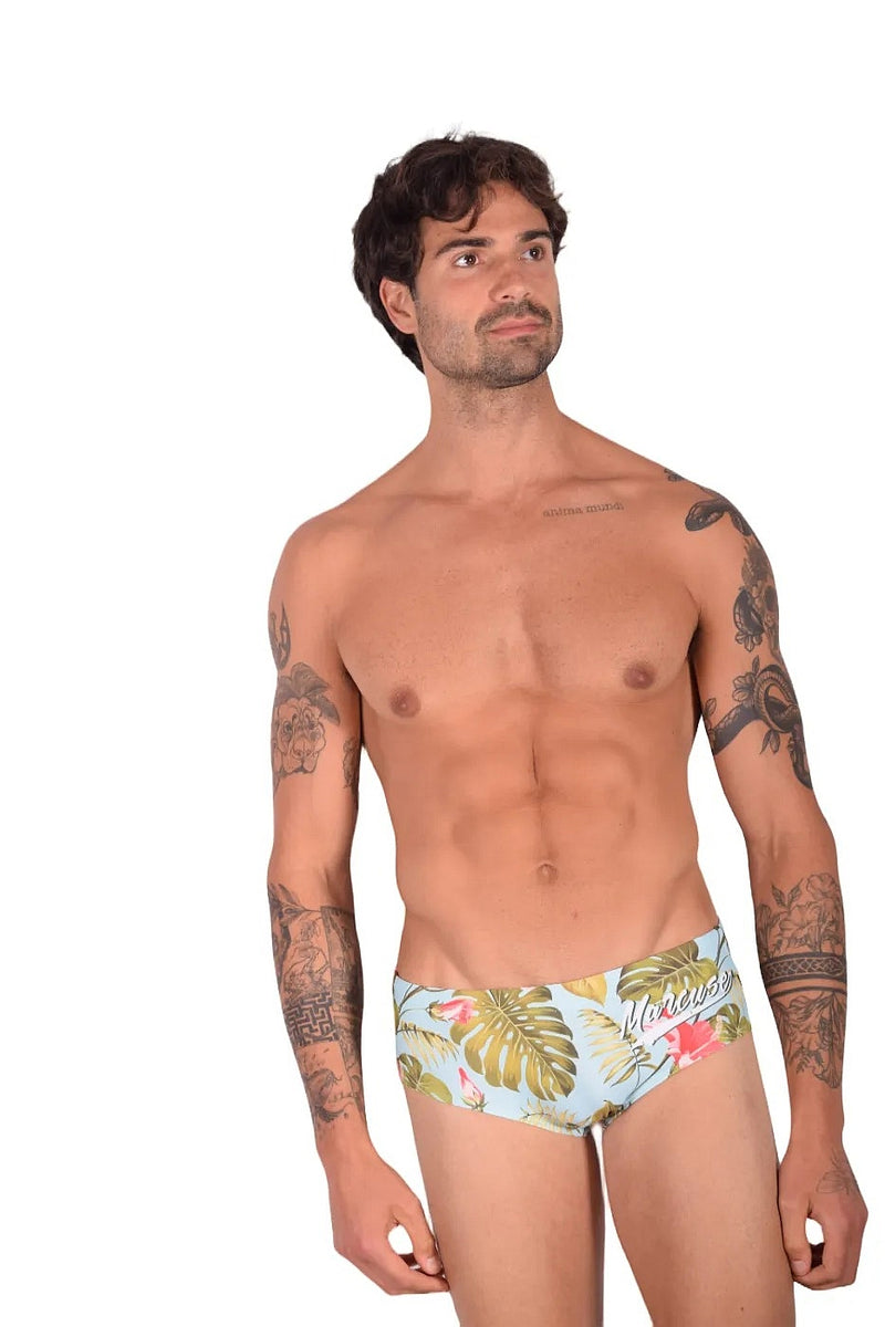 Marcuse Slip de Bain Havana Tropics Swimwear Bleu 3