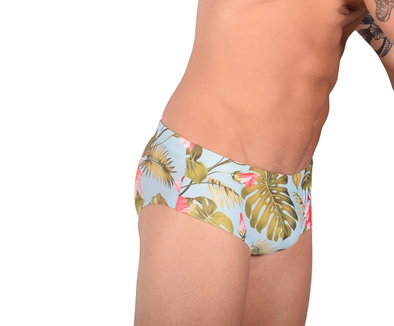 Marcuse Slip de Bain Havana Tropics Swimwear Bleu 3