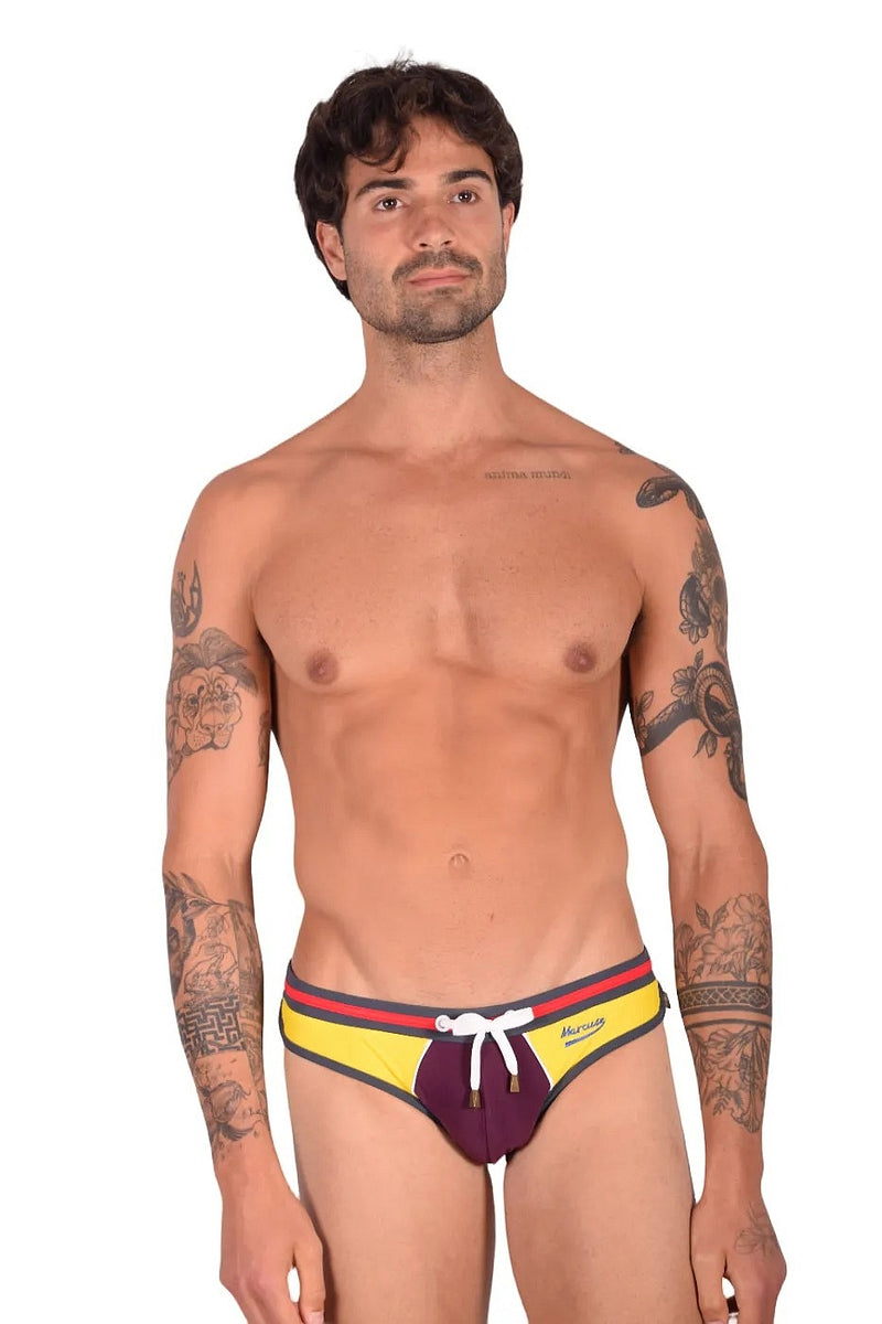 Marcuse Dragon Maillot De Bain Slip De Bain Jaune 2