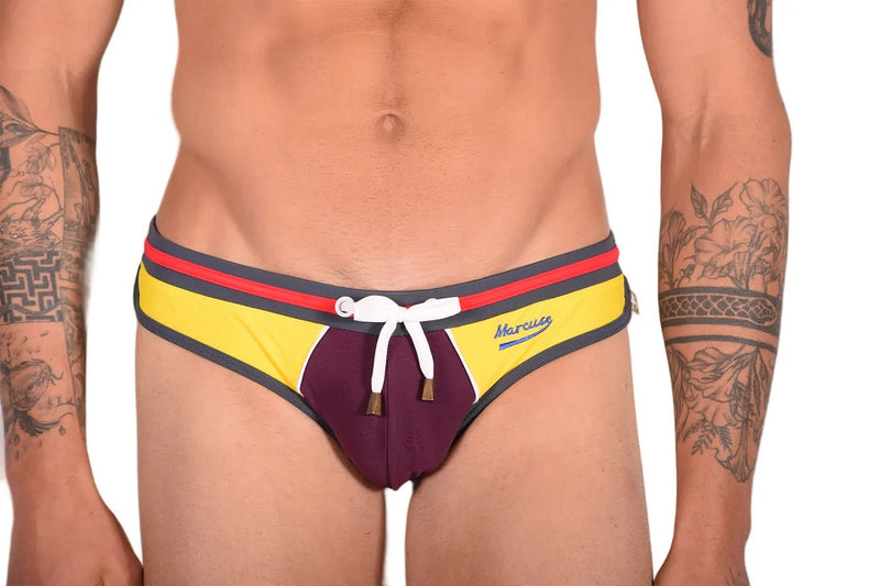Marcuse Dragon Maillot De Bain Slip De Bain Jaune 2