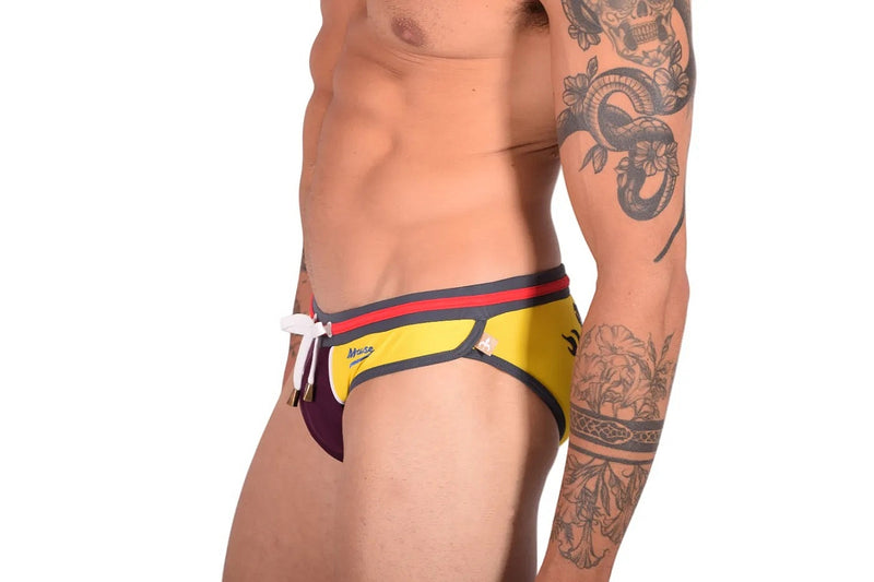 Marcuse Dragon Maillot De Bain Slip De Bain Jaune 2