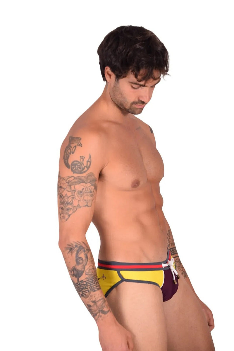Marcuse Dragon Maillot De Bain Slip De Bain Jaune 2