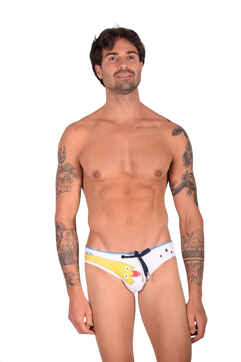 MARCUSE Monster Swim Brief Swimwear 6916 White 1