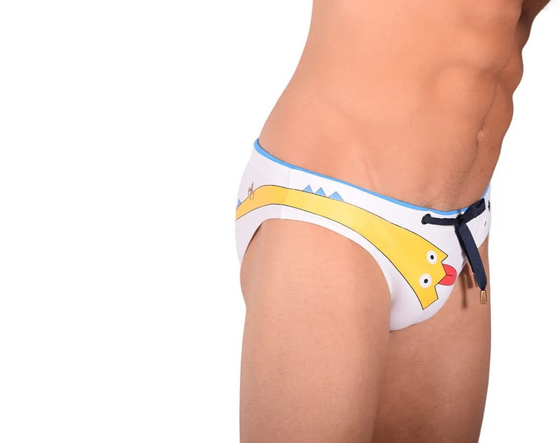 MARCUSE Monster Swim Brief Swimwear 6916 White 1