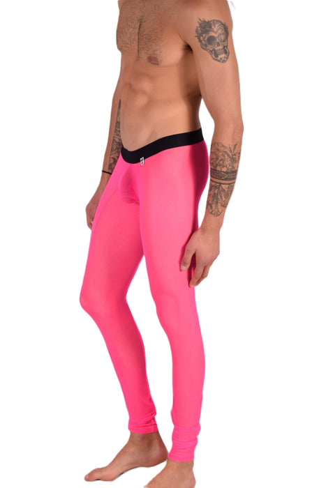 Malebasics MOB Mesh Tights Sheer Legging Hot Pink MBL63 10