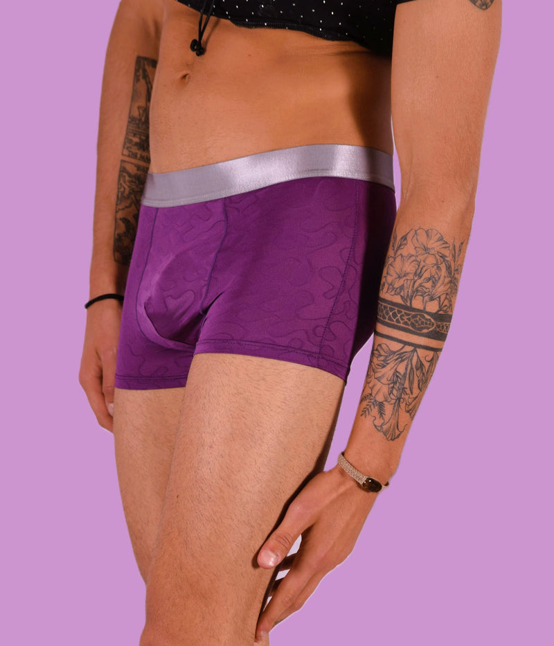 SMU Boxer Sheer Skin Molding Hipster Purple 100715 H62
