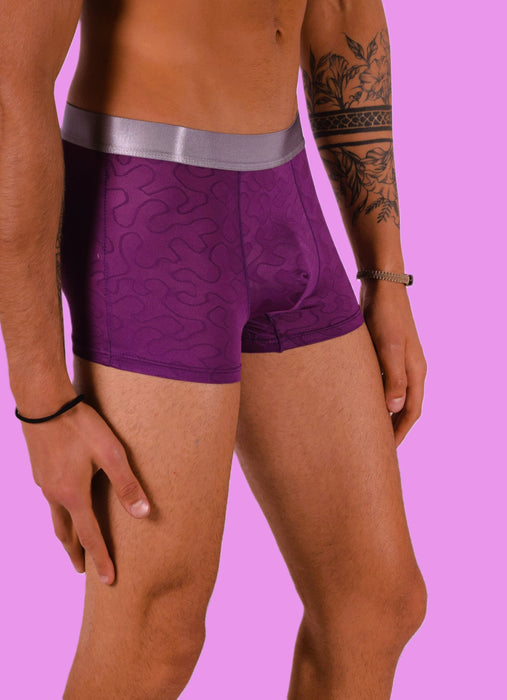 SMU Boxer Sheer Skin Molding Hipster Purple 100715 H62