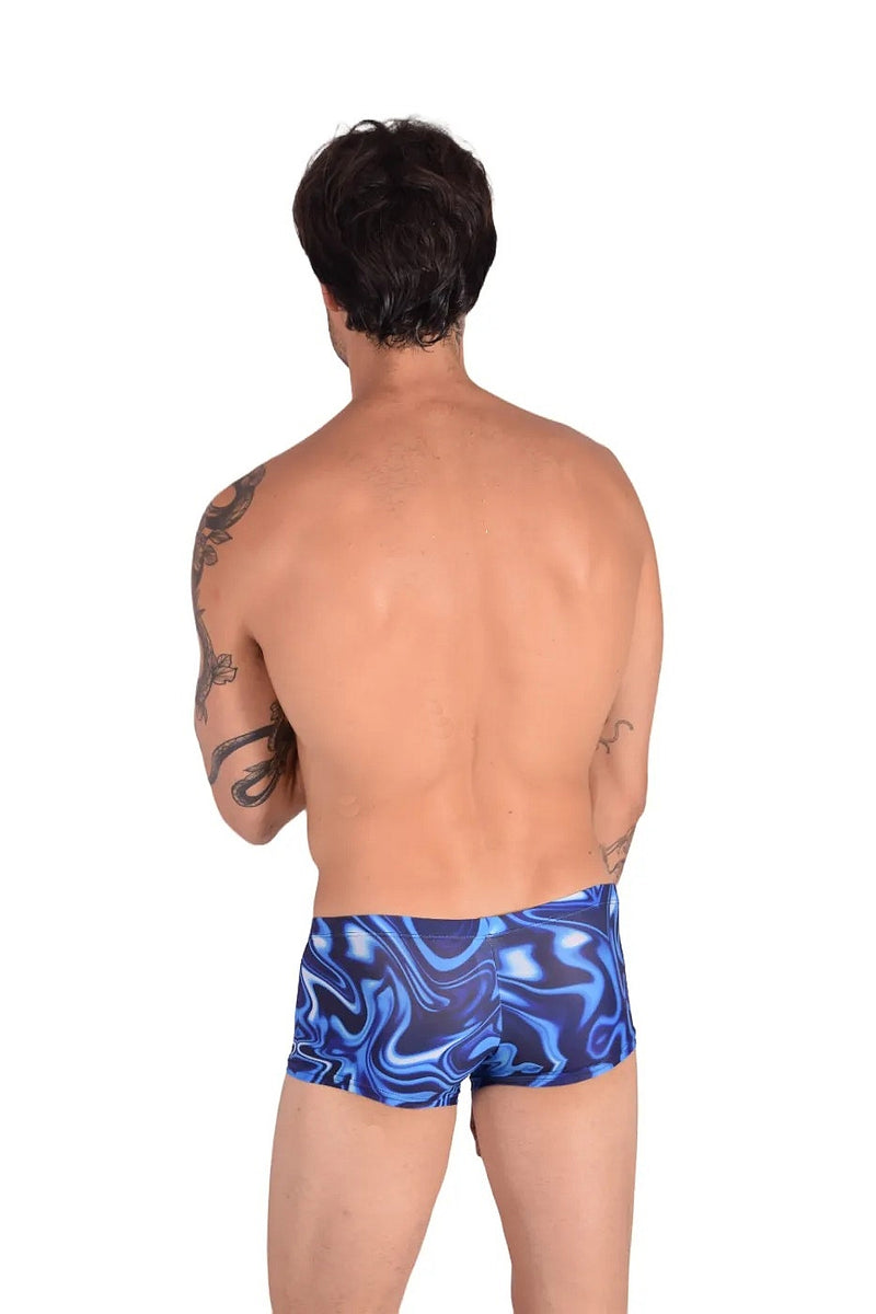 SMU Catch-Me Mini Boxer Brief Sports Cut Mixed Blue P01005 H49