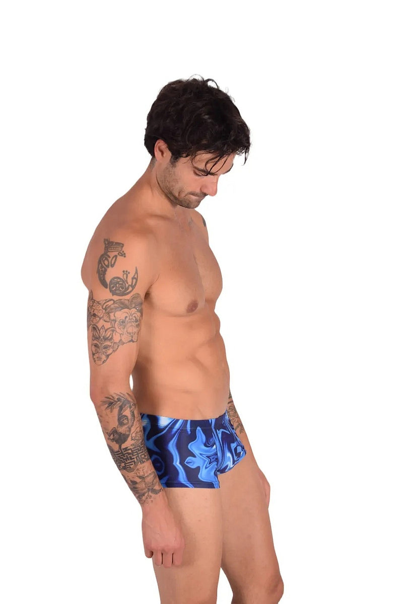 SMU Catch-Me Mini Boxer Brief Sports Cut Mixed Blue P01005 H49