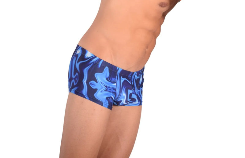 SMU Catch-Me Mini Boxer Brief Sports Cut Mixed Blue P01005 H49