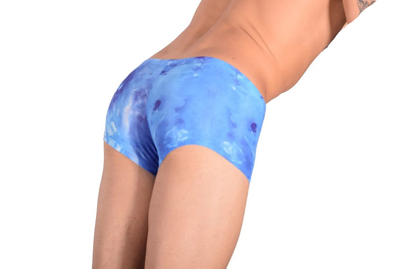 SMU Proud Mini Boxer Brief Sporty Cut Blue Multi P01005 H48