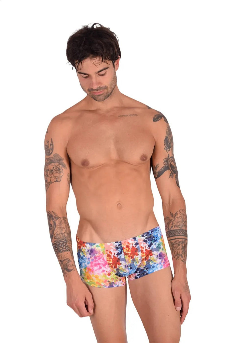 SMU Splash Boxer Brief Hipster Multicolor P01605 H40
