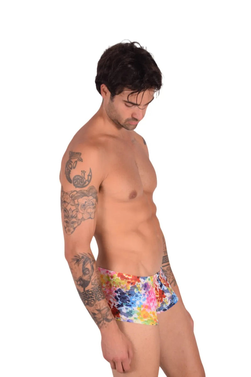 SMU Splash Boxer Brief Hipster Multicolor P01605 H40