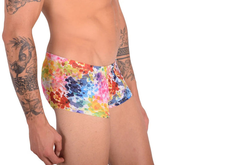 SMU Splash Boxer Brief Hipster Multicolor P01605 H40