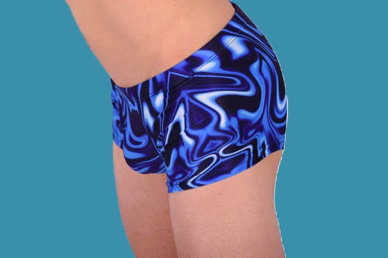 SMU Catch-Me Mini Boxer Brief Sports Cut Mixed Blue P01005 H49