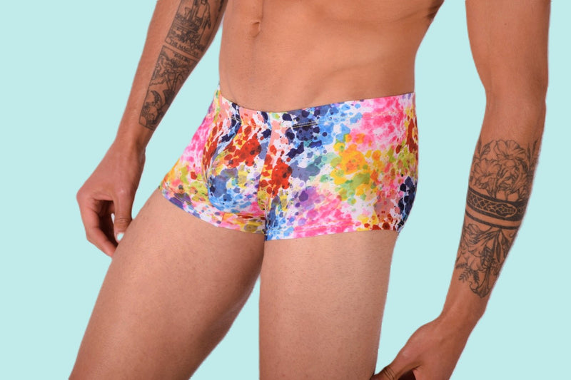 SMU Splash Boxer Brief Hipster Multicolor P01605 H40