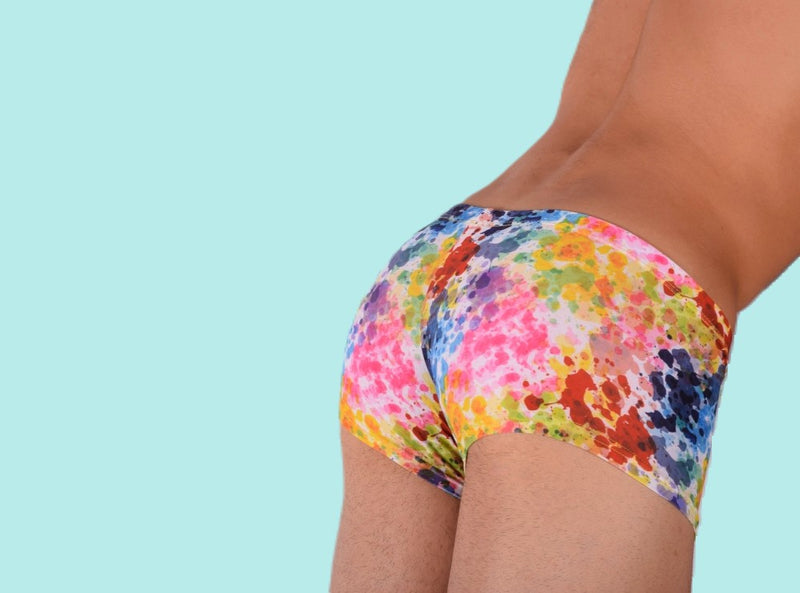 SMU Splash Boxer Brief Hipster Multicolor P01605 H40