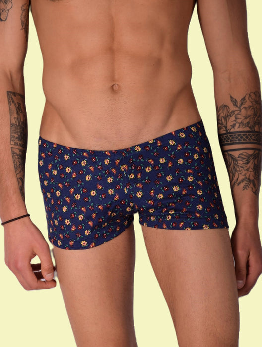 XS/S SMU Mens Hipster Underwear Flower Print 43115 MX12