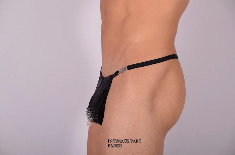 Large Gregg Homme Leather Look Black 3004 22B