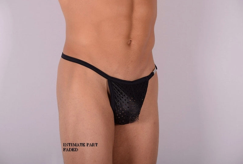 Large Gregg Homme Leather Look Black 3004 22B