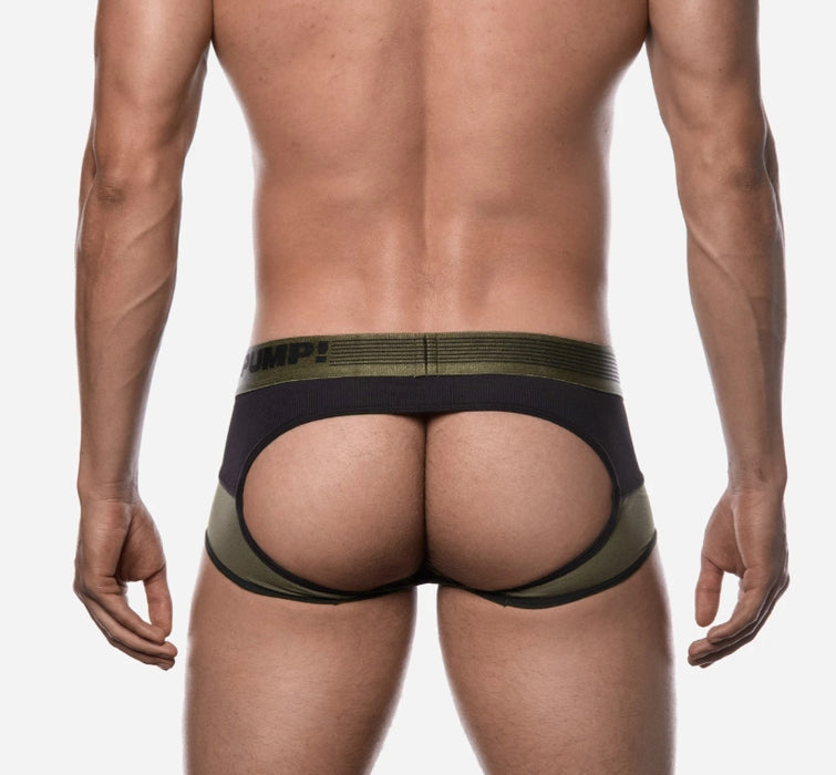 PUMP ! Jock Access Trunk Boxer sans fond Jockstrap sans dos Militaire 15033 6