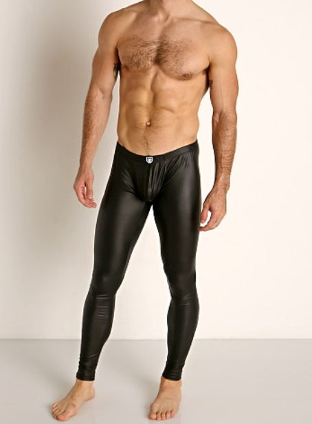 TOF PARIS Legging Leather-Look Single Seam & Generous Front Pouch 16