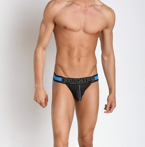 PUMP! Jock SONIC Élastique Noir Mesh Coton Jockstrap 15022 P40