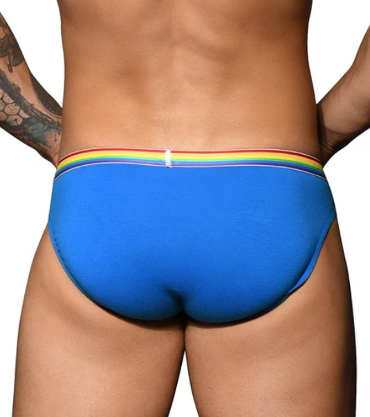 1-Petit ANDREW CHRISTIAN Boy Pride Rainbow Aqua Brief Fun 8