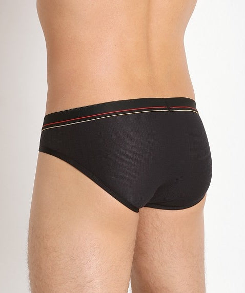 SMALL Gregg Homme Brief Traveler MicroModal Airjet Slip Black 132003 68