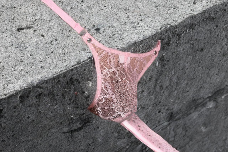 SMU Sexy Men G-String Teeser Fine Lace See-Through Rose 20014 20