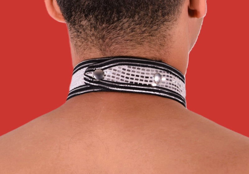 TOF PARIS Collier Mode Pailleté Argent Collier à Sequins Argent