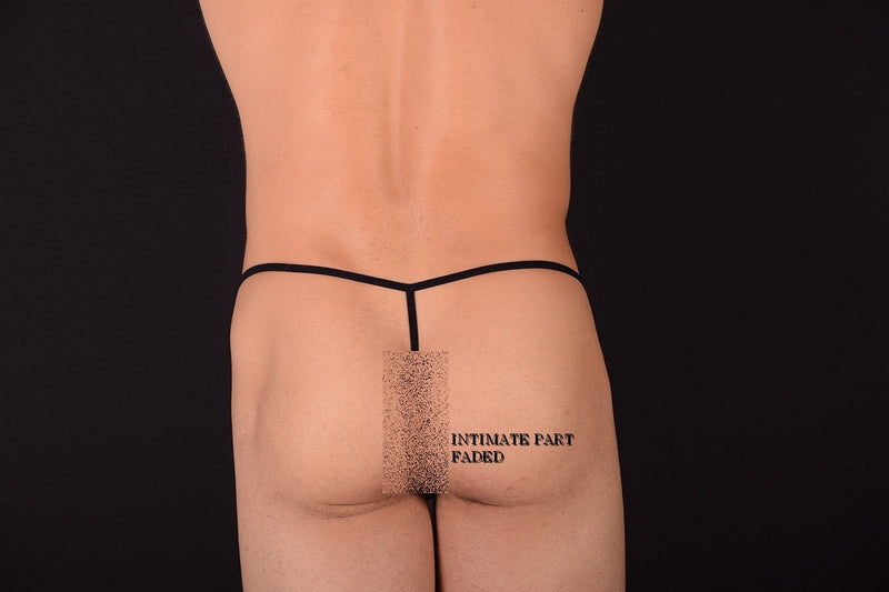 GREGG HOMME T-Back Strings Beyond Doubt Net Mesh G-String Royal 110214 153