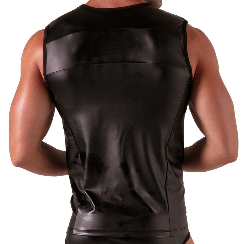 Absolu Male By TOF PARIS Master Crew - Neck Tank Top Fited Cut Secret Pocket 13