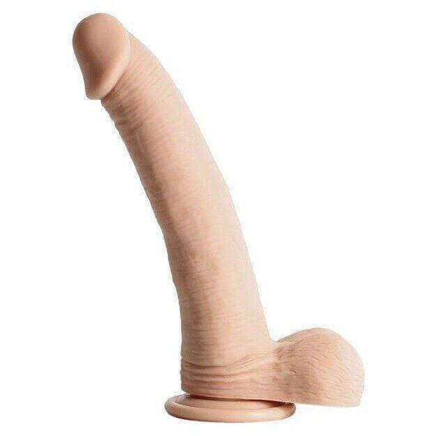 Adore U Dildo Tyler 9.5" Exciting Realistic Silicone Stimulator Beige sx62