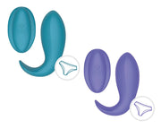 ADORE U Vibrator With Remote 10 Vibrating Mode RAYA - Turquoise SX32