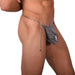 ANDREW CHRISTIAN Chain Thong Metallic Silver 92686 59 - SexyMenUnderwear.com