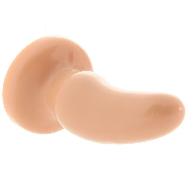 Bottom Line 4" Butt Plug Model 7 in peach Ultime Satisfaction Unisex SX43