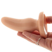 Bottom Line 4" Butt Plug Model 7 in peach Ultime Satisfaction Unisex SX42