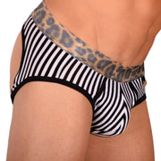Boxer - Jock Modus Vivendi Combo Jockstrap Animal Bottomless Black 06813 410