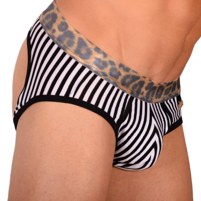 Boxer - Jock Modus Vivendi Combo Jockstrap Animal Bottomless Black 06813 4 - SexyMenUnderwear.com